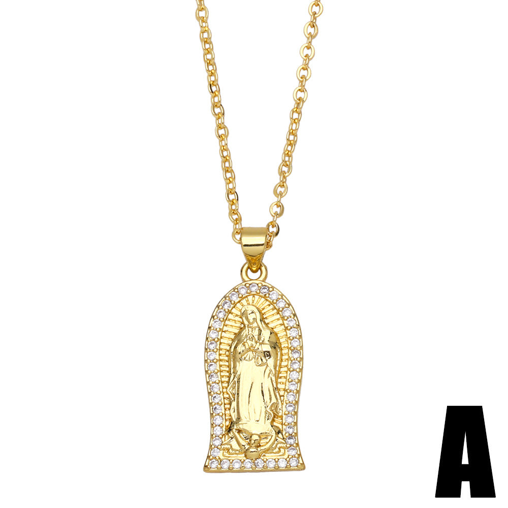 Wholesale Virgin Mary Copper Necklaces